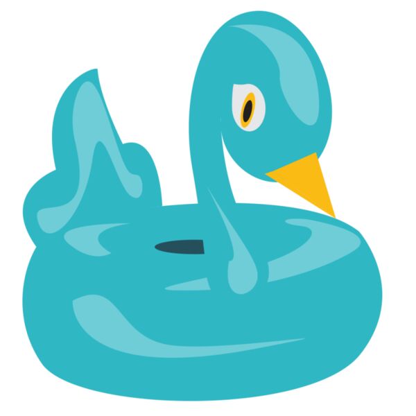 Summer Sticker - Life Saver Swan - VSS14 Thumbnail