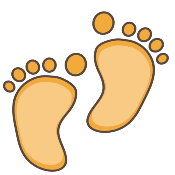 Baby Designs Logo - Baby Footstep - BDL2 Thumbnail
