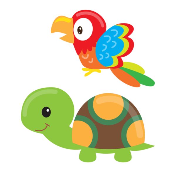 Turtle & Parrot - J17 Thumbnail