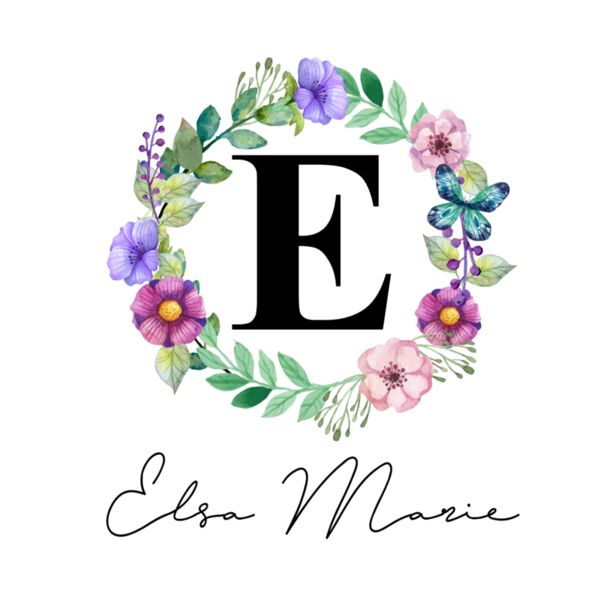 Floral Frame with Name & Initial - Design 04 Thumbnail