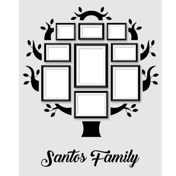 Customized Pillows - Family Tree 01 - CP11 Thumbnail