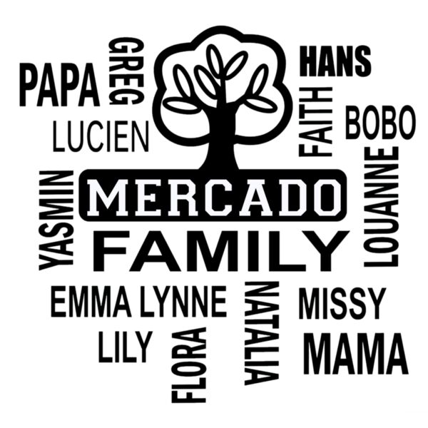 Customized Pillows - Family Tree 02 - CP13 Thumbnail