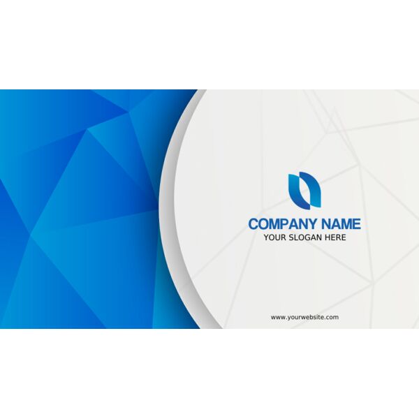 Abstract Geometric Blue - Front Thumbnail