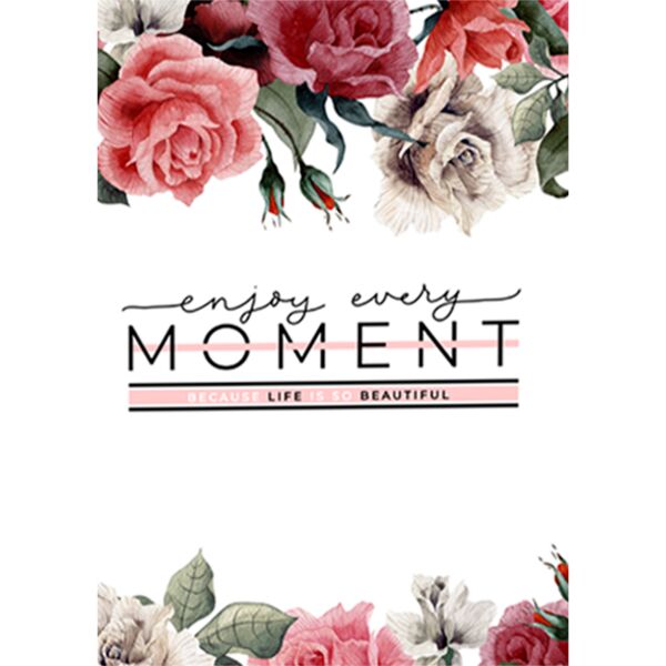 Notebook Designs - Enjoy Every Moment w/ Name Thumbnail