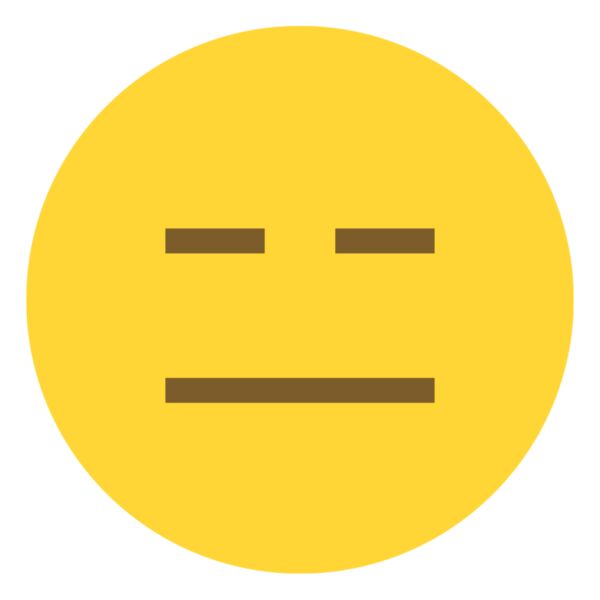 Emote, Expressionless Face Classic Emoji, Popular Designs, Emoji - EMJ 56 Thumbnail