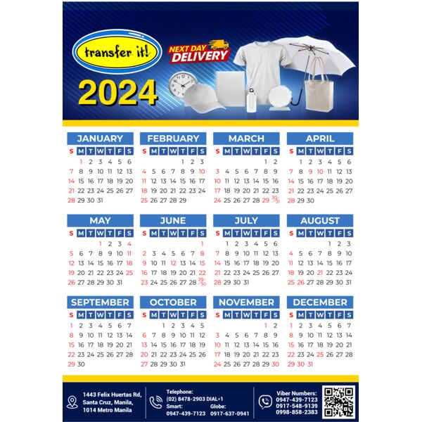 A4-A3 Calendar Thumbnail