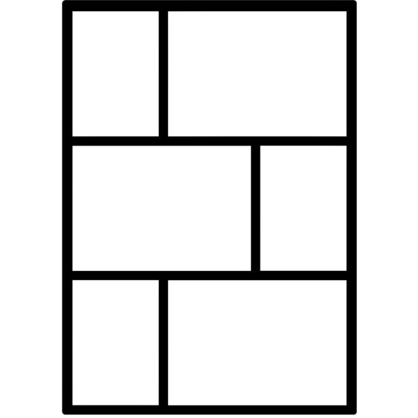 6 Photo Collage, A4 Size Frame - CL11 Thumbnail